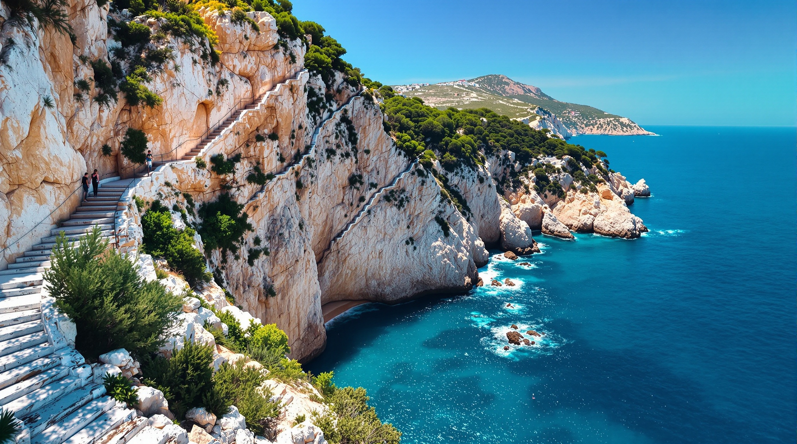 The Famous 187 Steps to Kaputas Beach