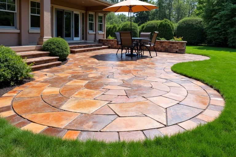 Stamped Concrete Patio