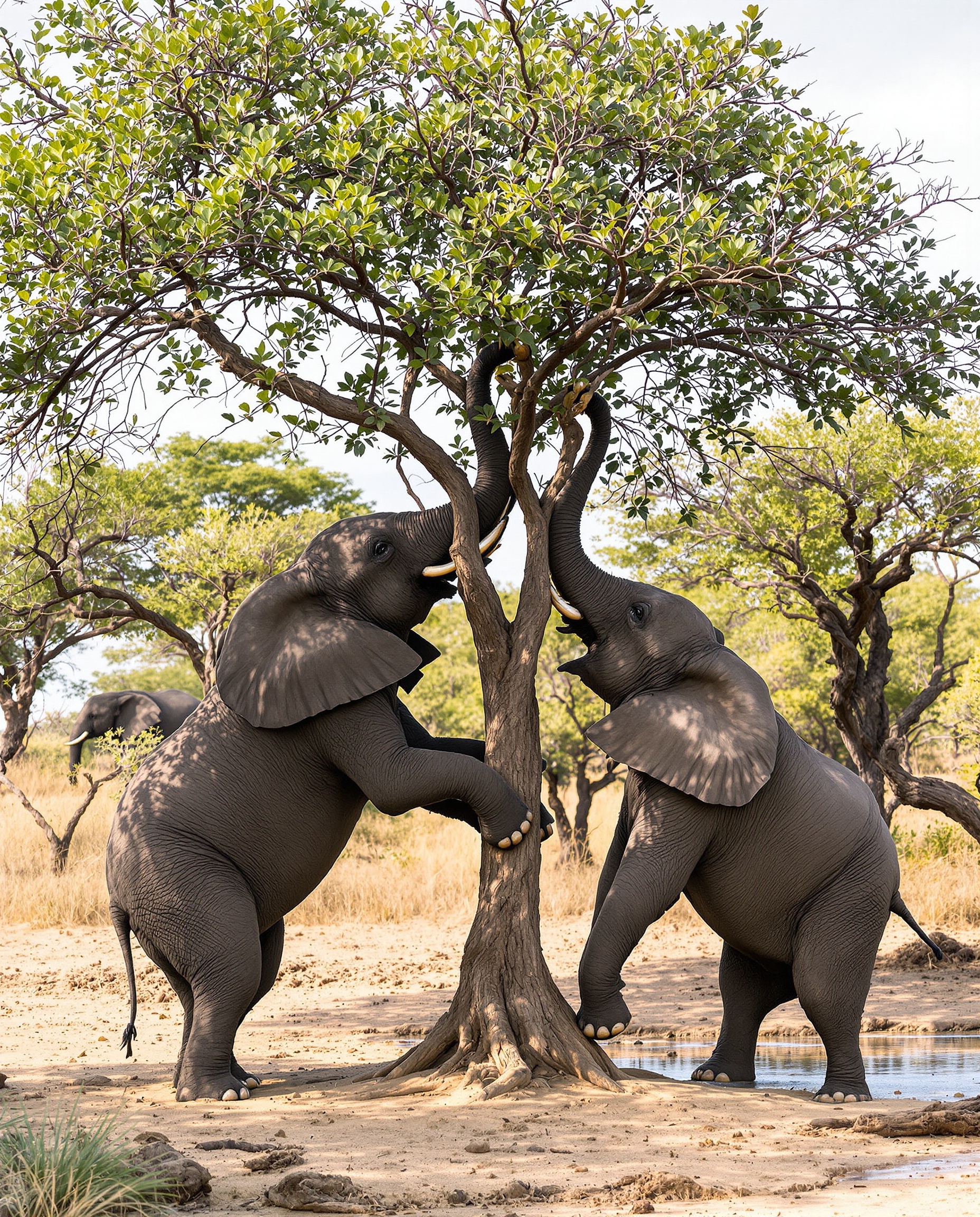 Elephants in Mana Pools