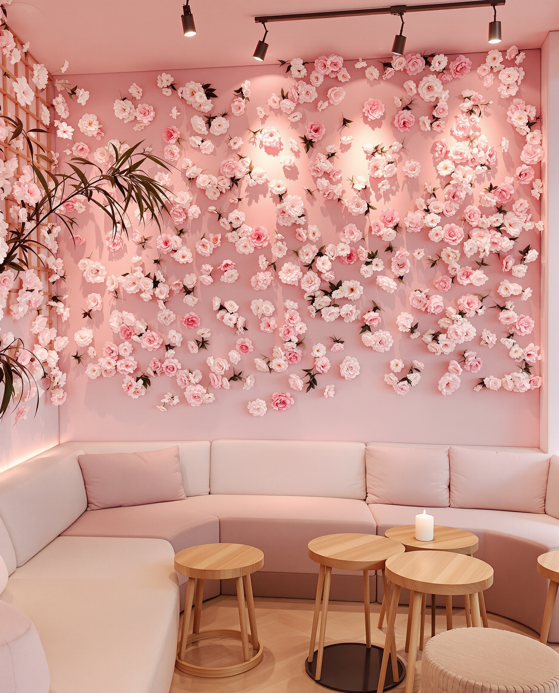 Late night cafe atmosphere at Sugar Bae Cafe Hicksville NY