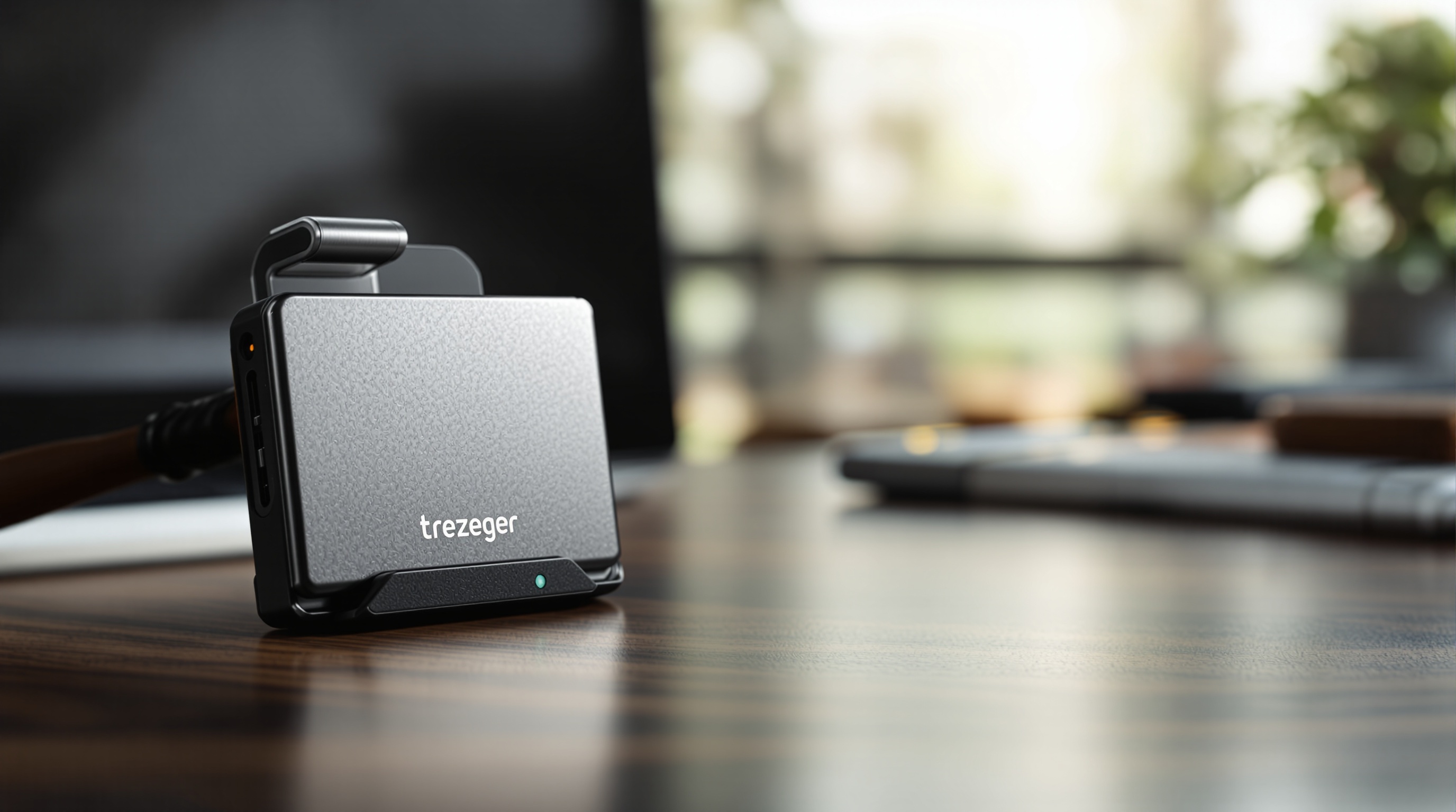 Cryptocurrency hardware wallet and legal gavel