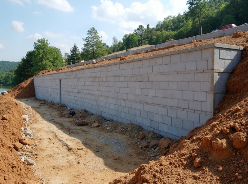 국도 사면 보강 공사