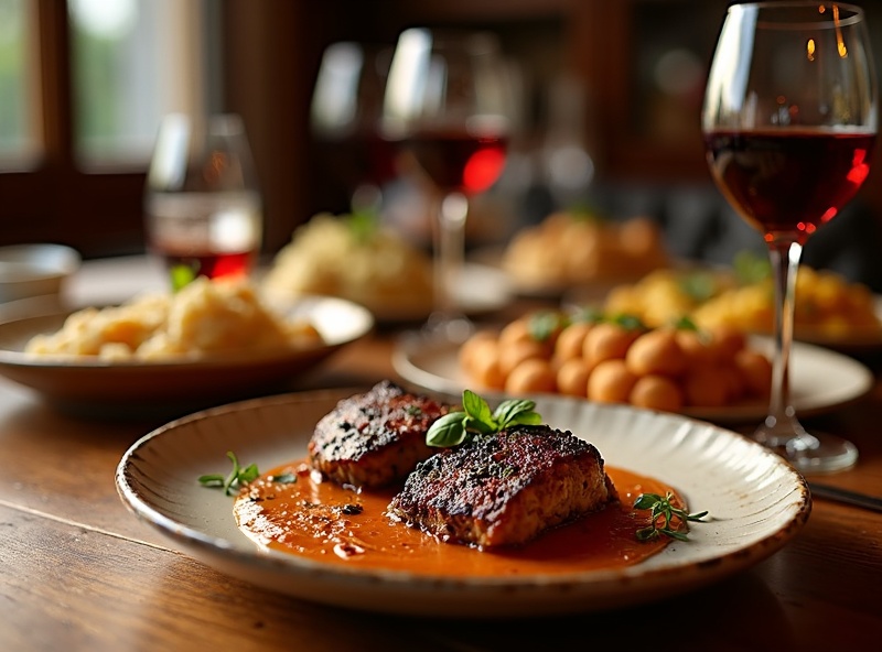 Selección de platos de La Casona del Vico