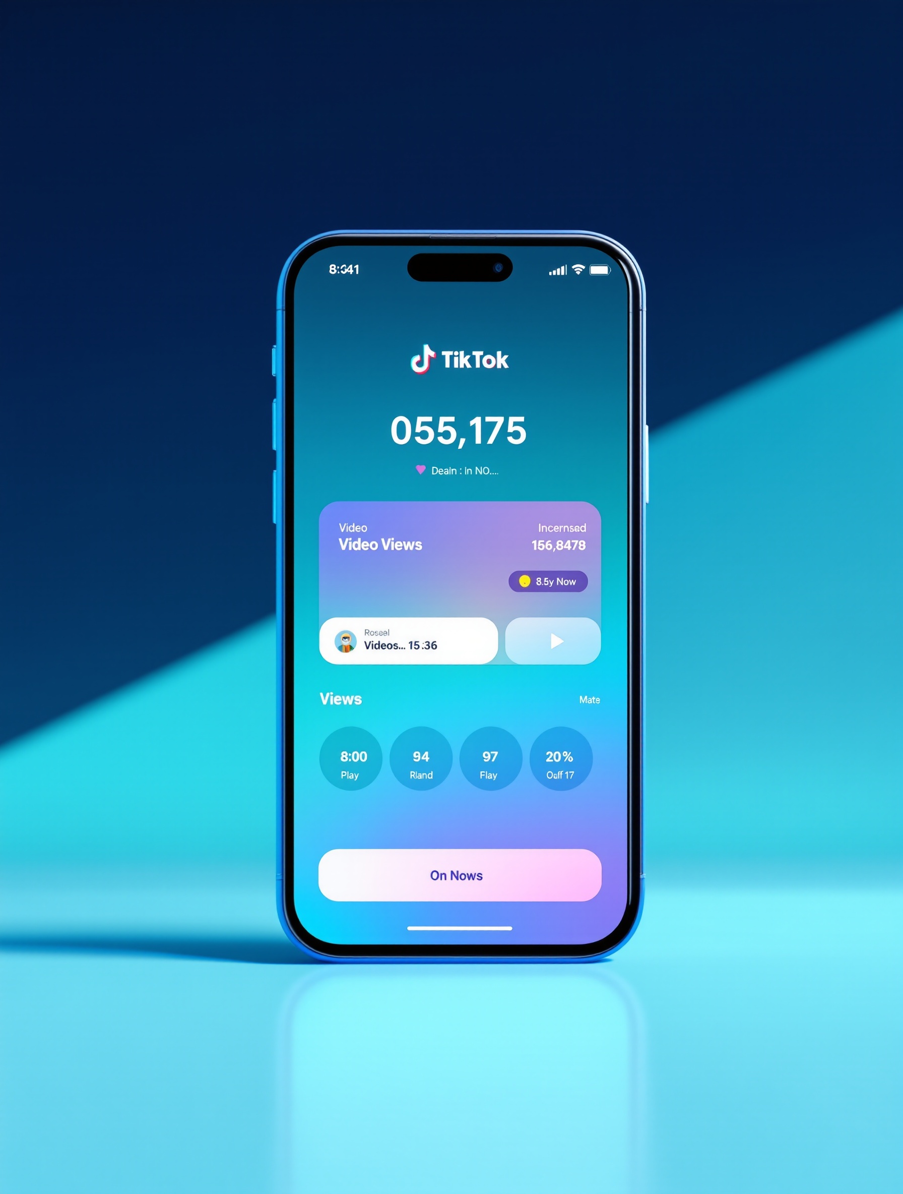 Visualizações TikTok crescimento