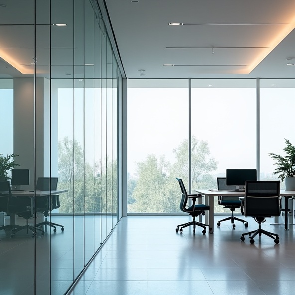 Divisória Vidro Temperado