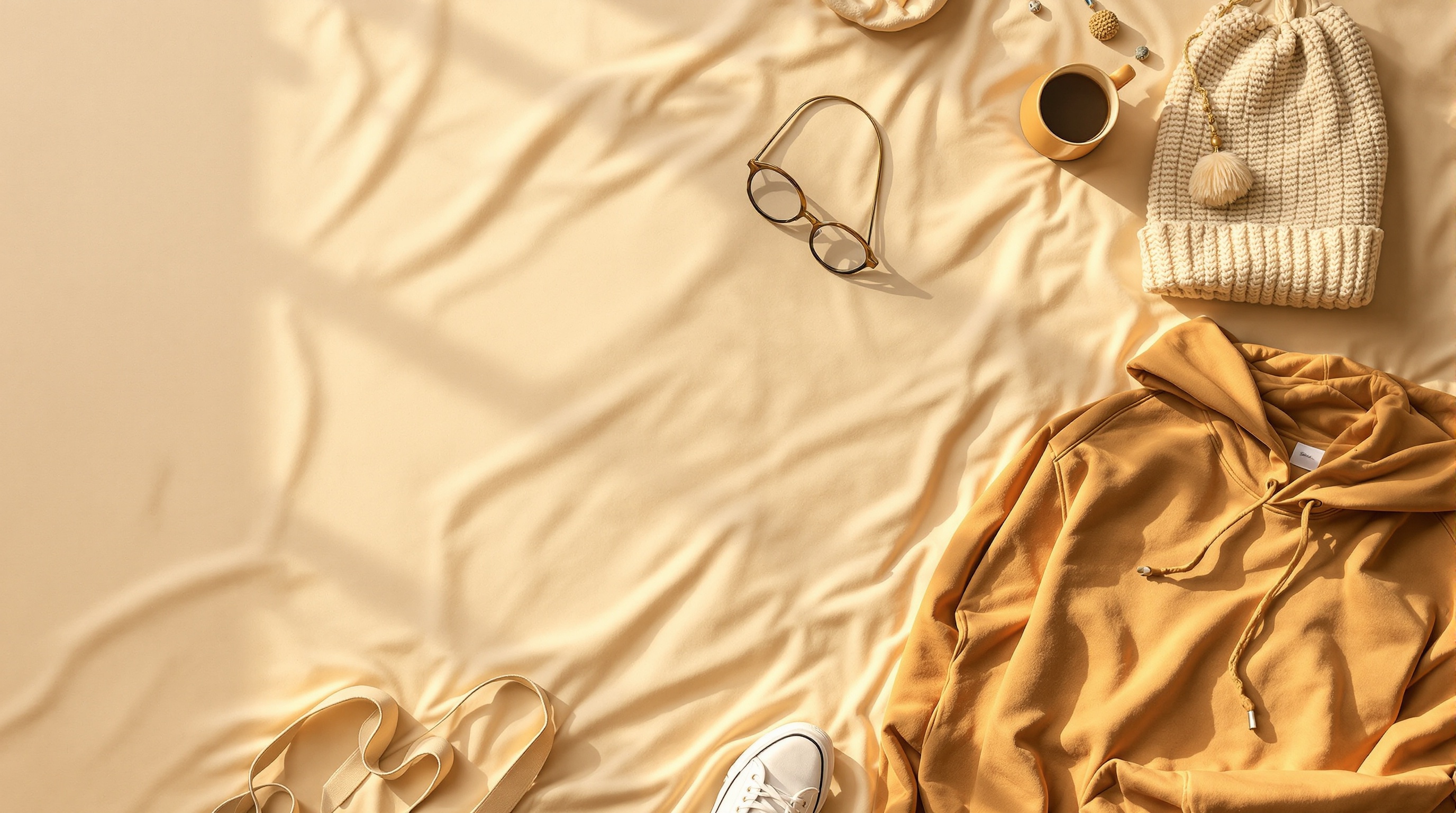 Fashion products flat lay