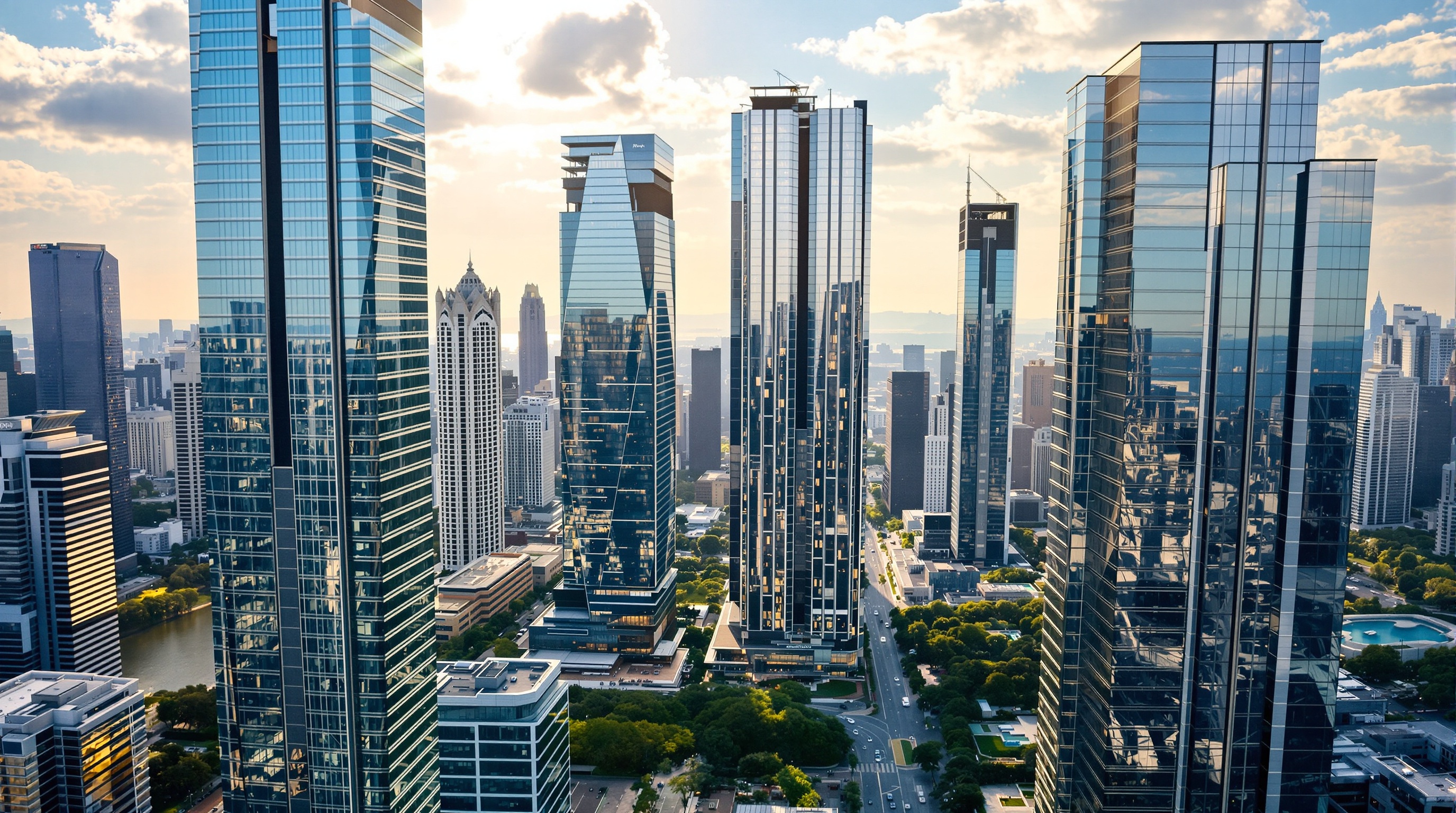 Mercado imobiliário - Prédios modernos