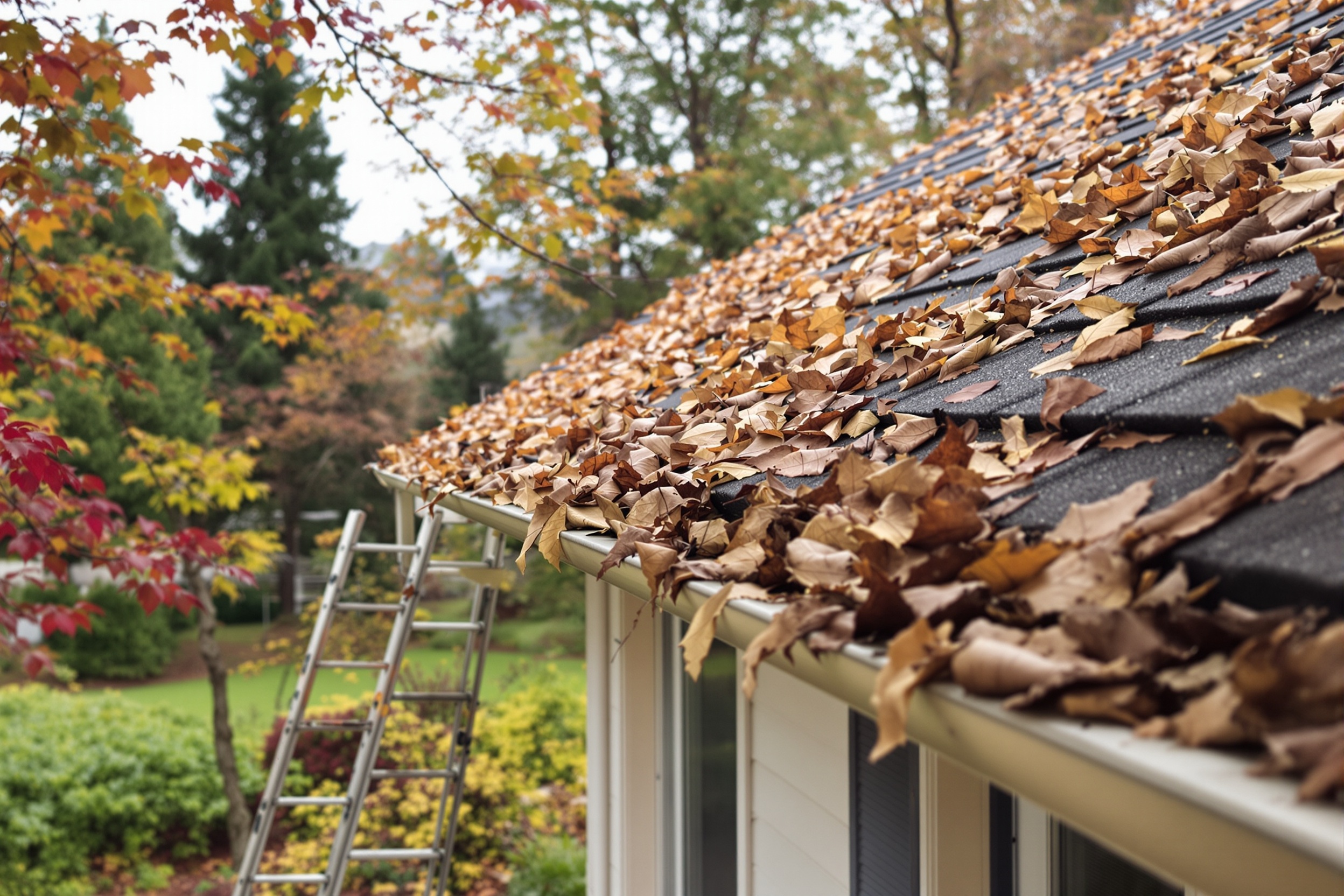 Professional gutter cleaning and maintenance service