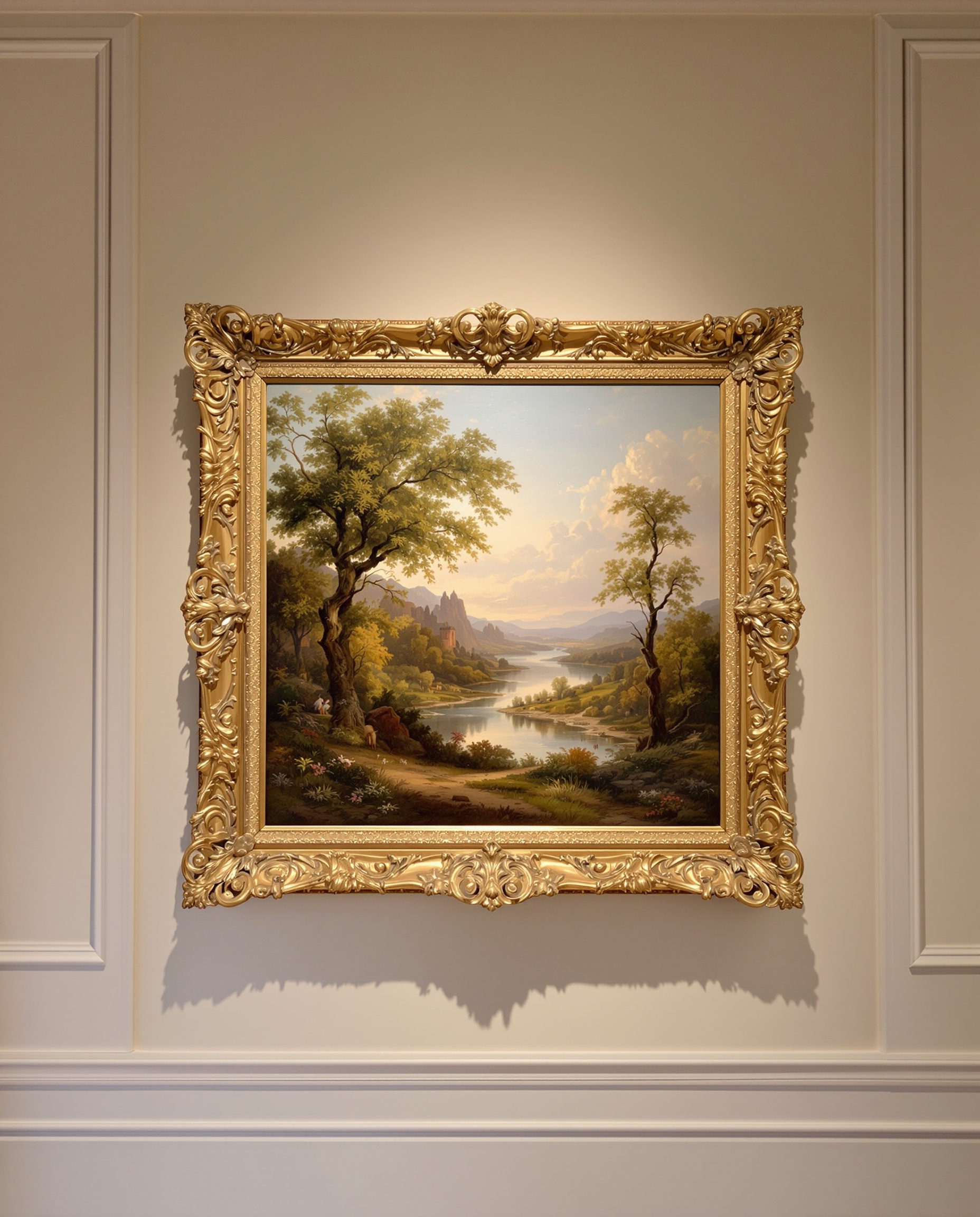 Óleo sobre lienzo siglo XIX