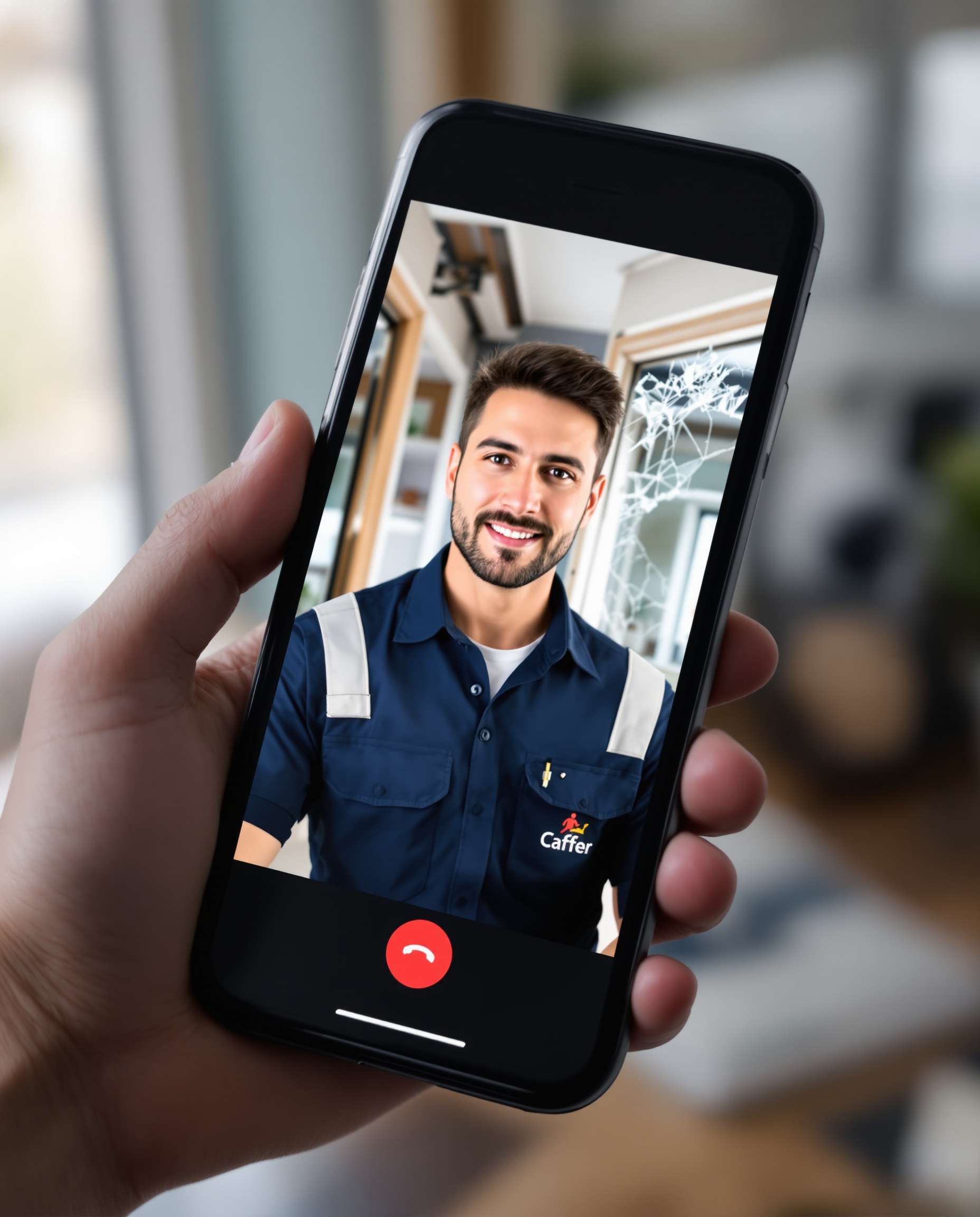Diagnostic vidéo par WhatsApp pour réparation de fenêtres