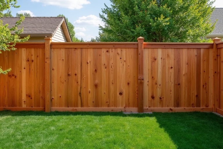 Wood fence installation Boise Idaho
