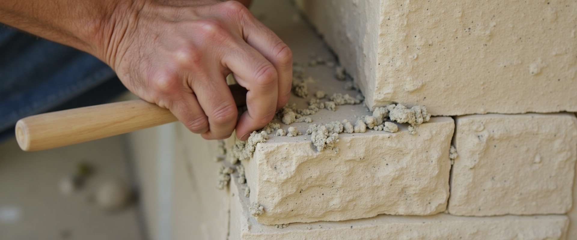 Restauration de joints en cours