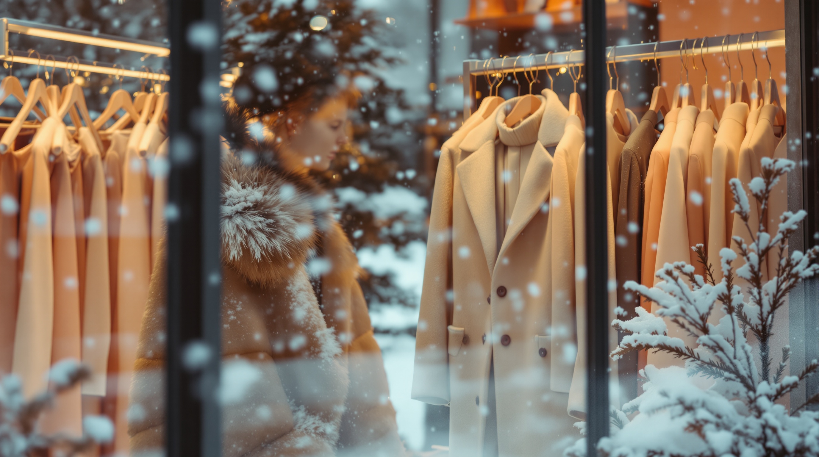 Winter fashion atmosphere