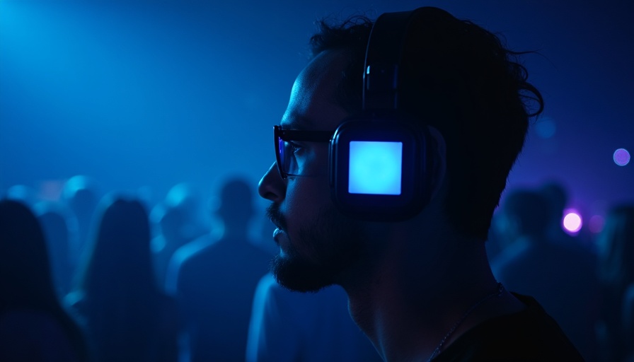 Channel 1 — Cyan LED headphones