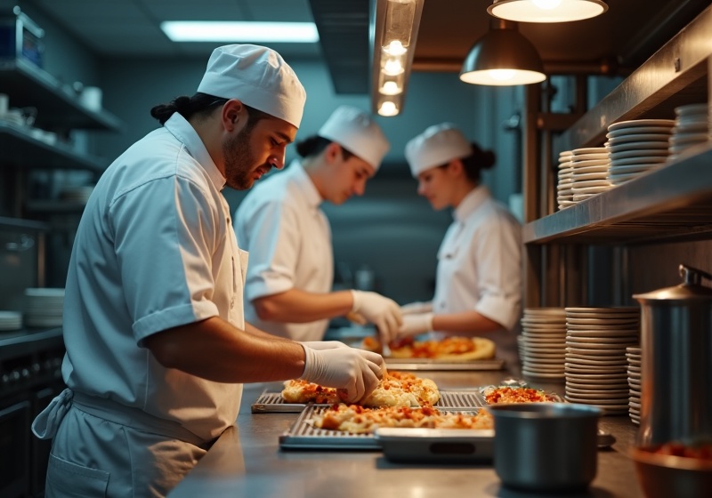 Cozinha profissional em operação - NutriGestão