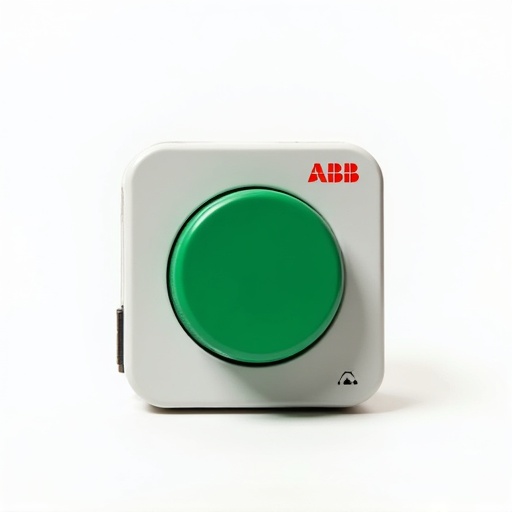 Green Flush Push Button 1NO