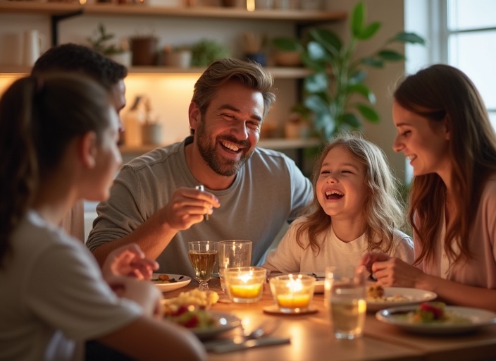 Familia conectada después