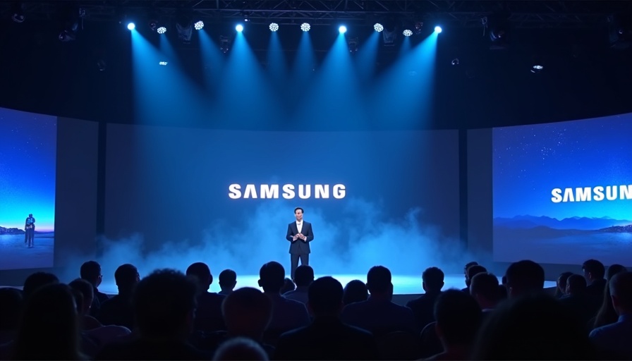 삼성전자 신제품 발표회 진행