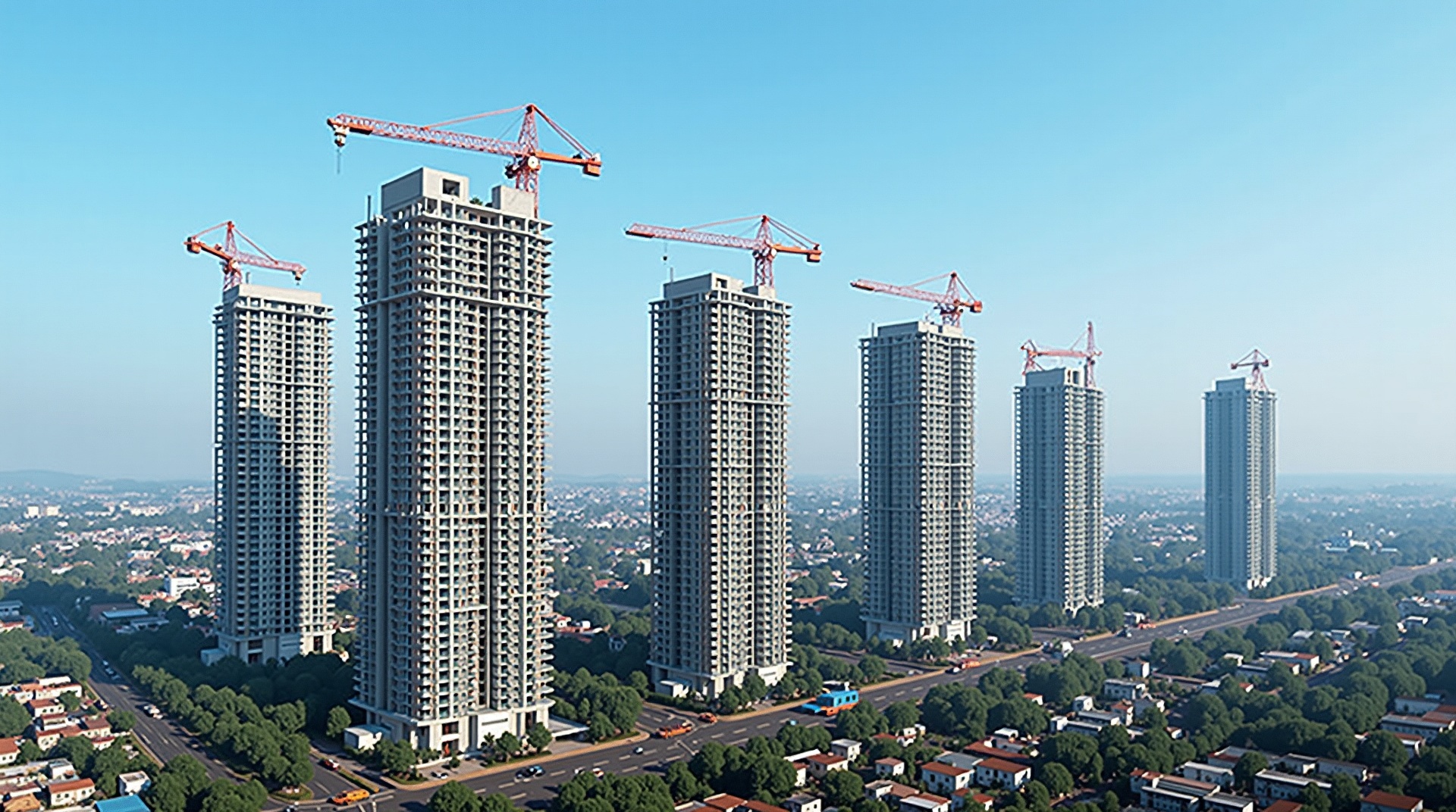 Grands projets de construction en Afrique Centrale - ARCHI 2000 fournisseur BTP Cameroun