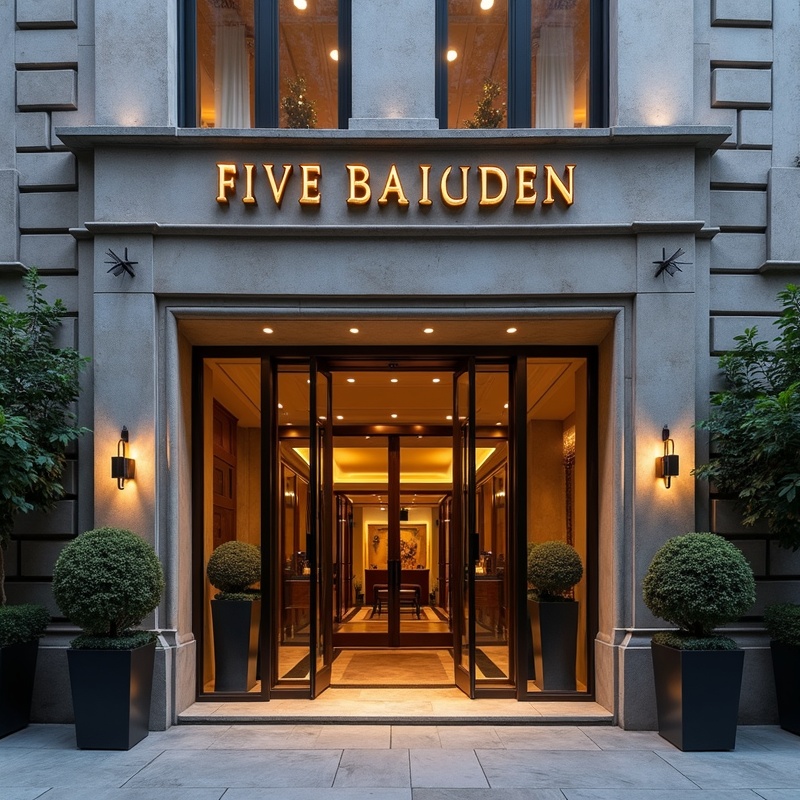 Hôtel de prestige vue extérieure