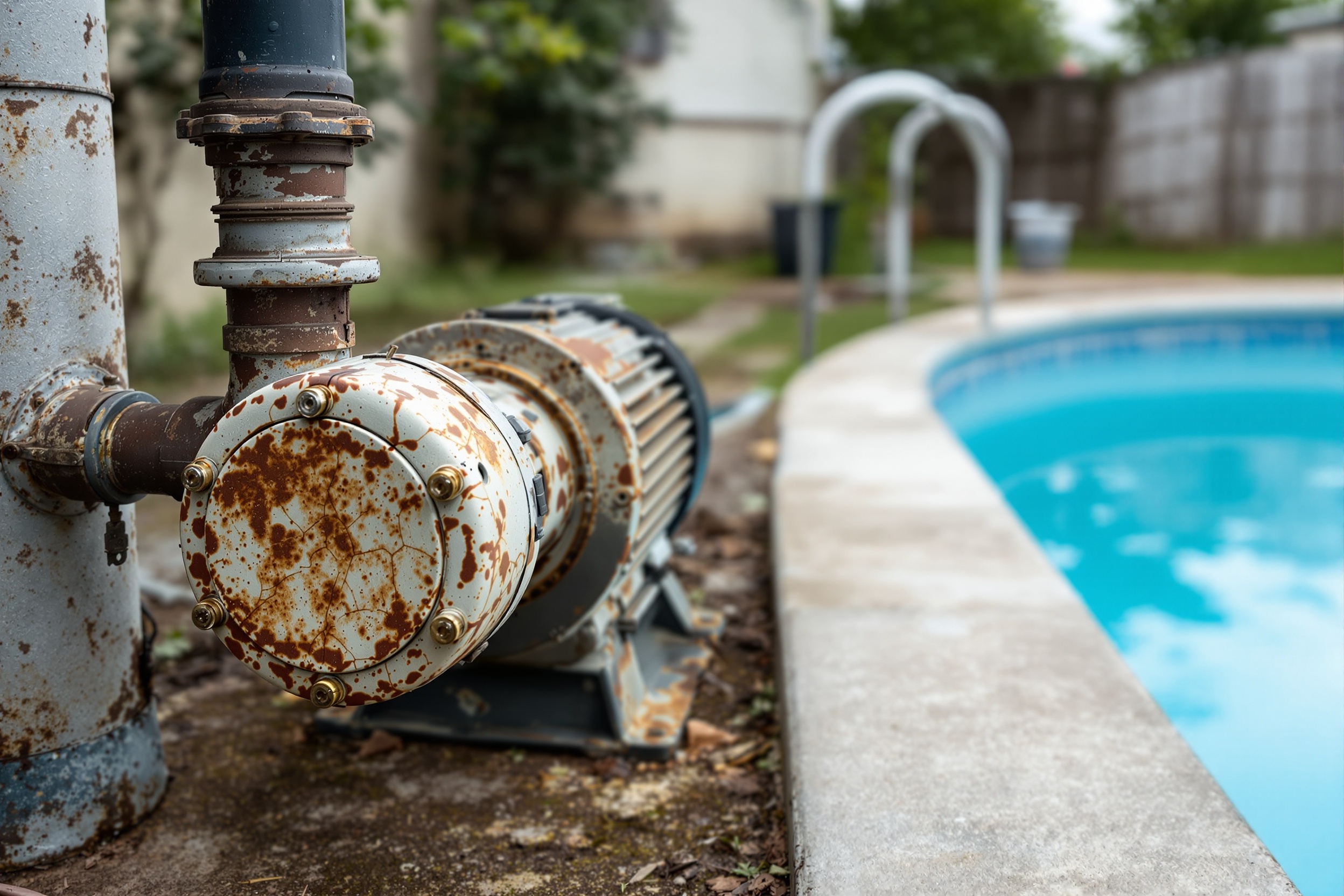 Pool Pump Replacement — before