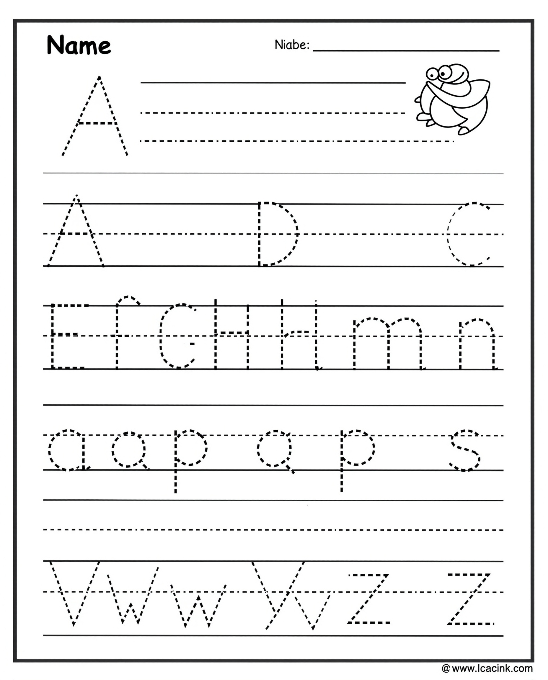 ABC Tracing - Learn to write the alphabet with fun tracing activities!