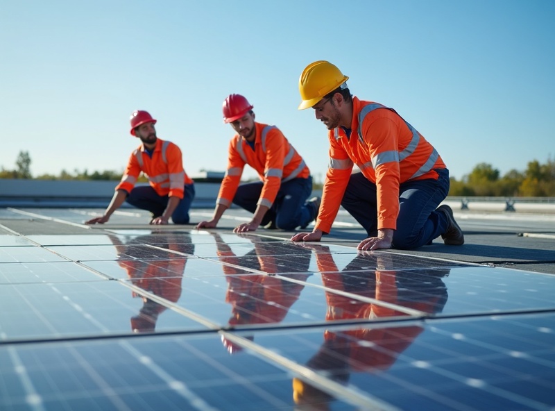 CAB Solar Energy sertifikalı mühendis ekibi Bursa güneş paneli kurulumu ve GES sistemi montajı yapıyor