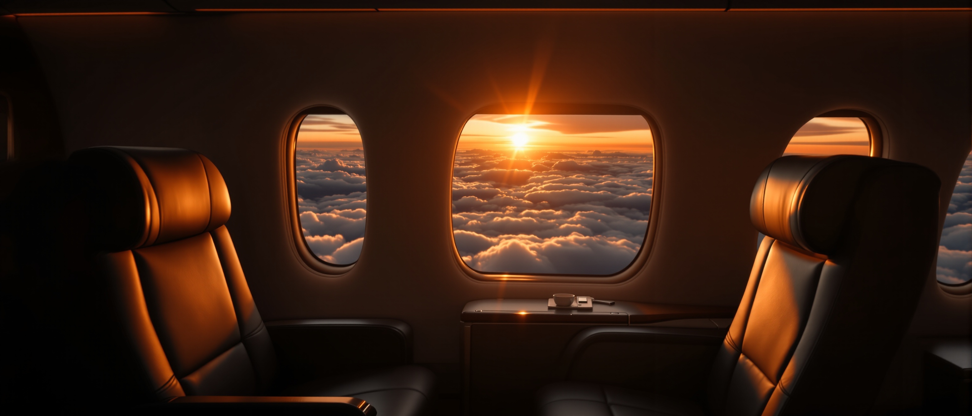 Premium airline cabin