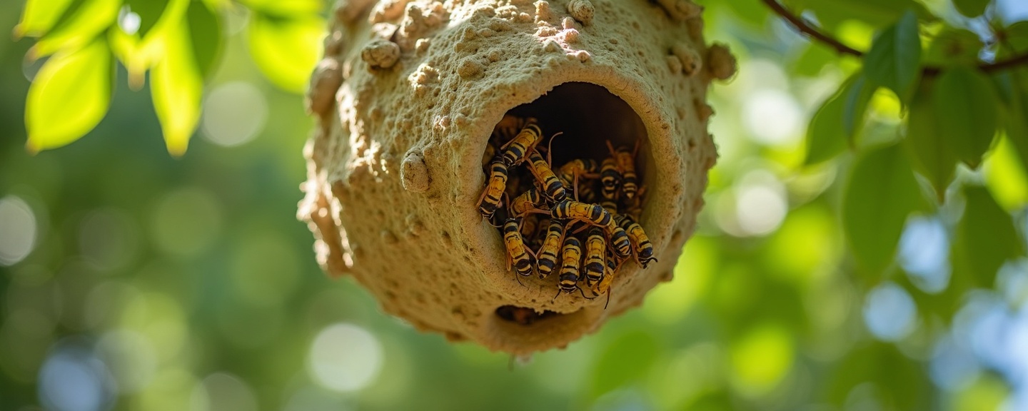 Destruction nid guêpes frelons Morbihan