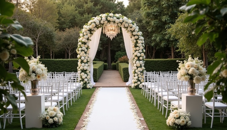 Luxury Garden Wedding Venue Visualization