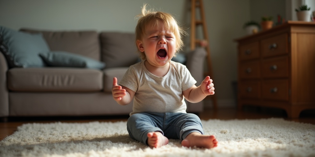 Child having a tantrum - the challenge families face