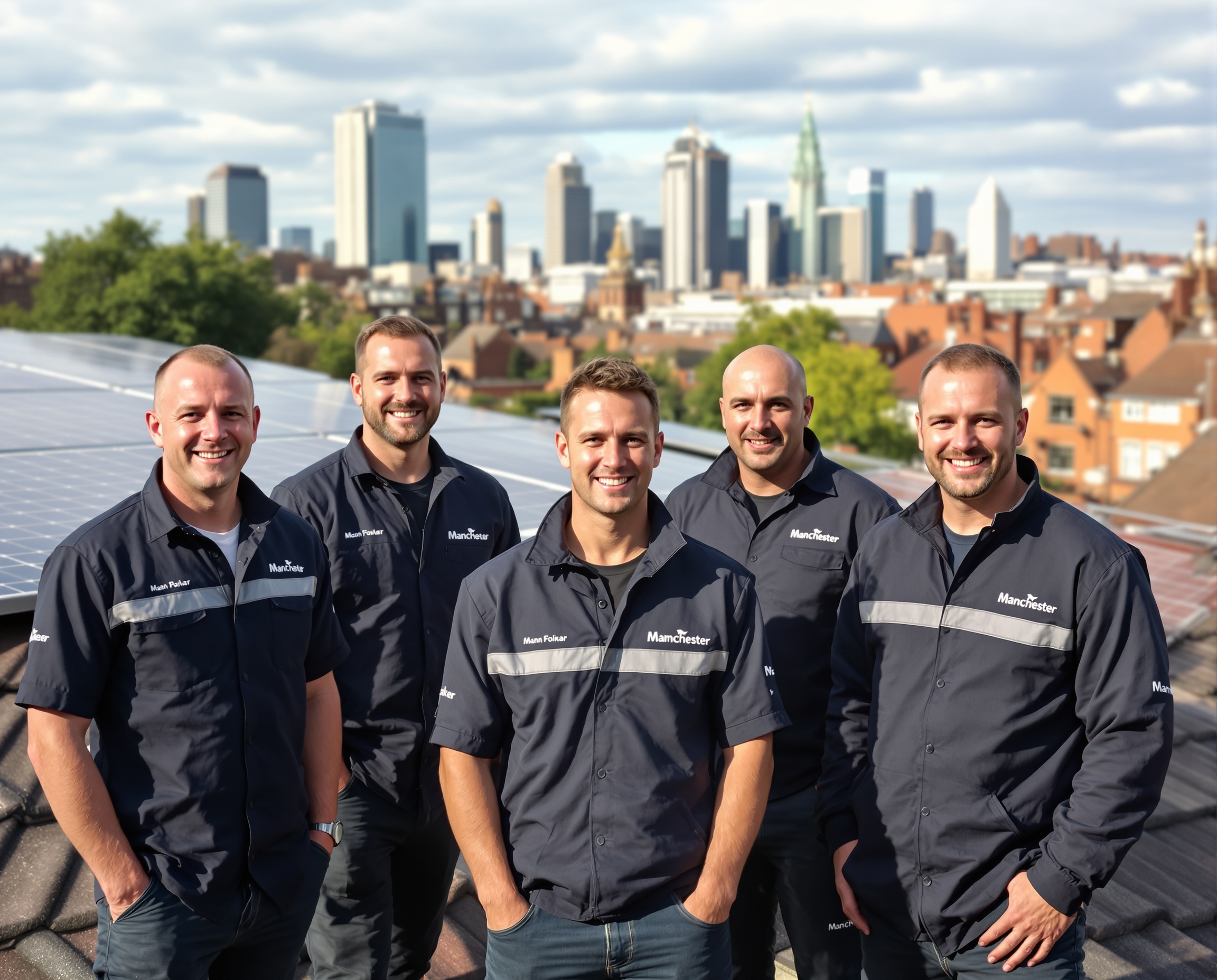 Manchester Domestic Solar installation team