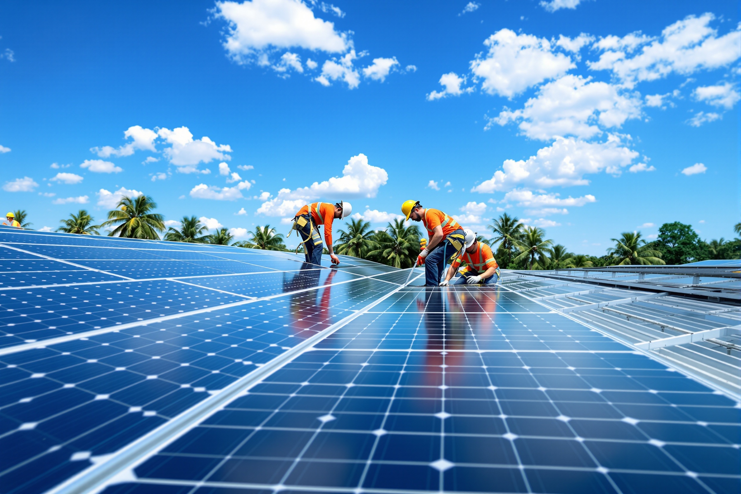 A solar supplier selected with high standards