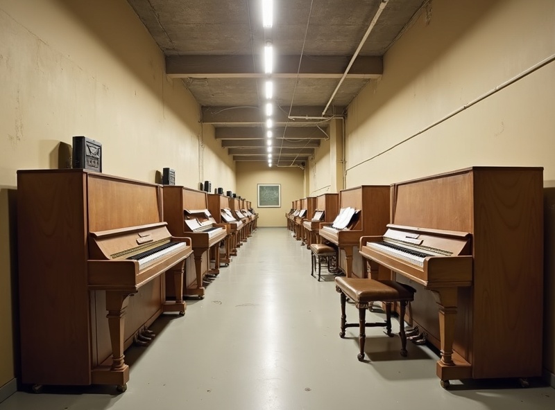 Piano storage London facility — climate-controlled secure warehouse for pianos