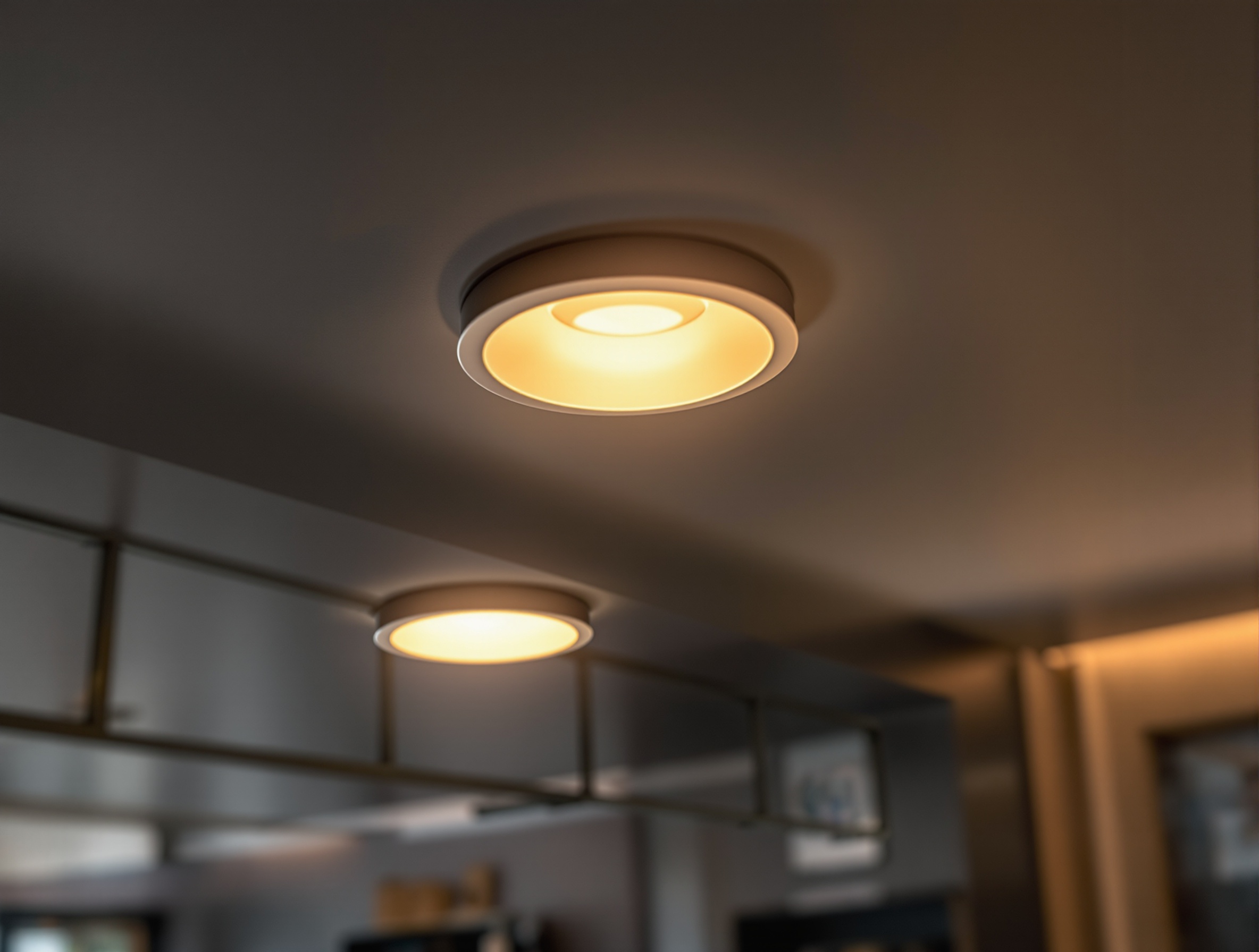 LED lighting installation in premium Surrey kitchen