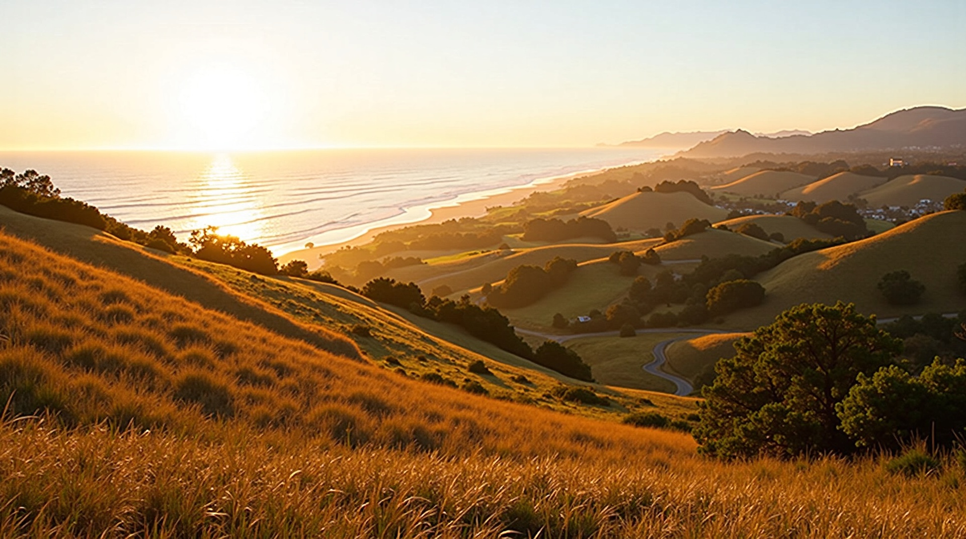 Coastal California landscape representing youth empowerment