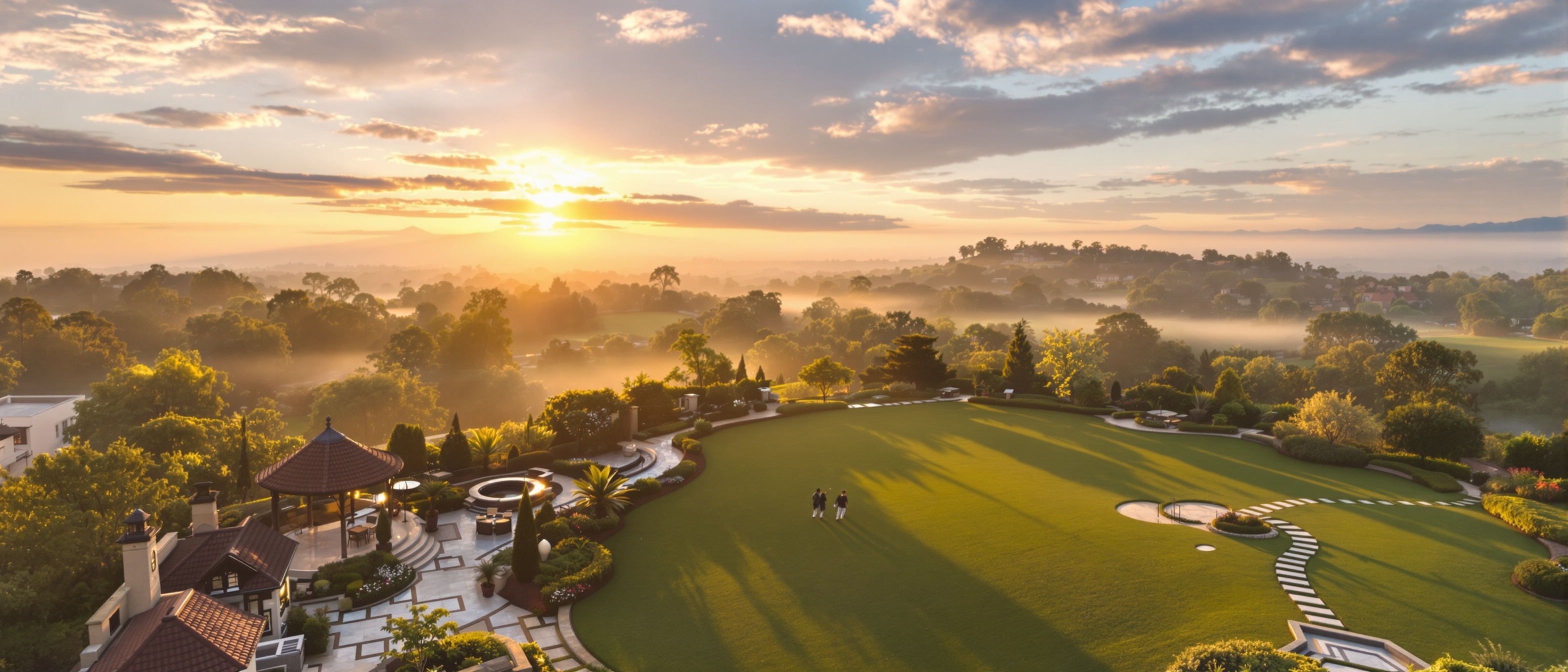 Fertiggestellter Luxusgarten von Fuchs Stein & Garten