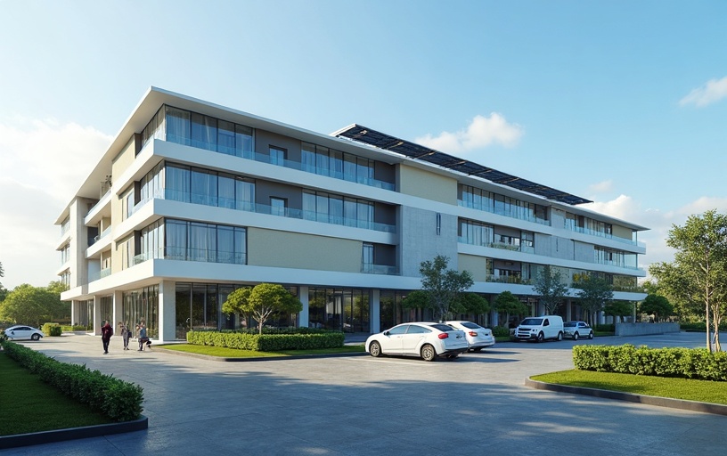 Blue Scope International Hospital solar installation