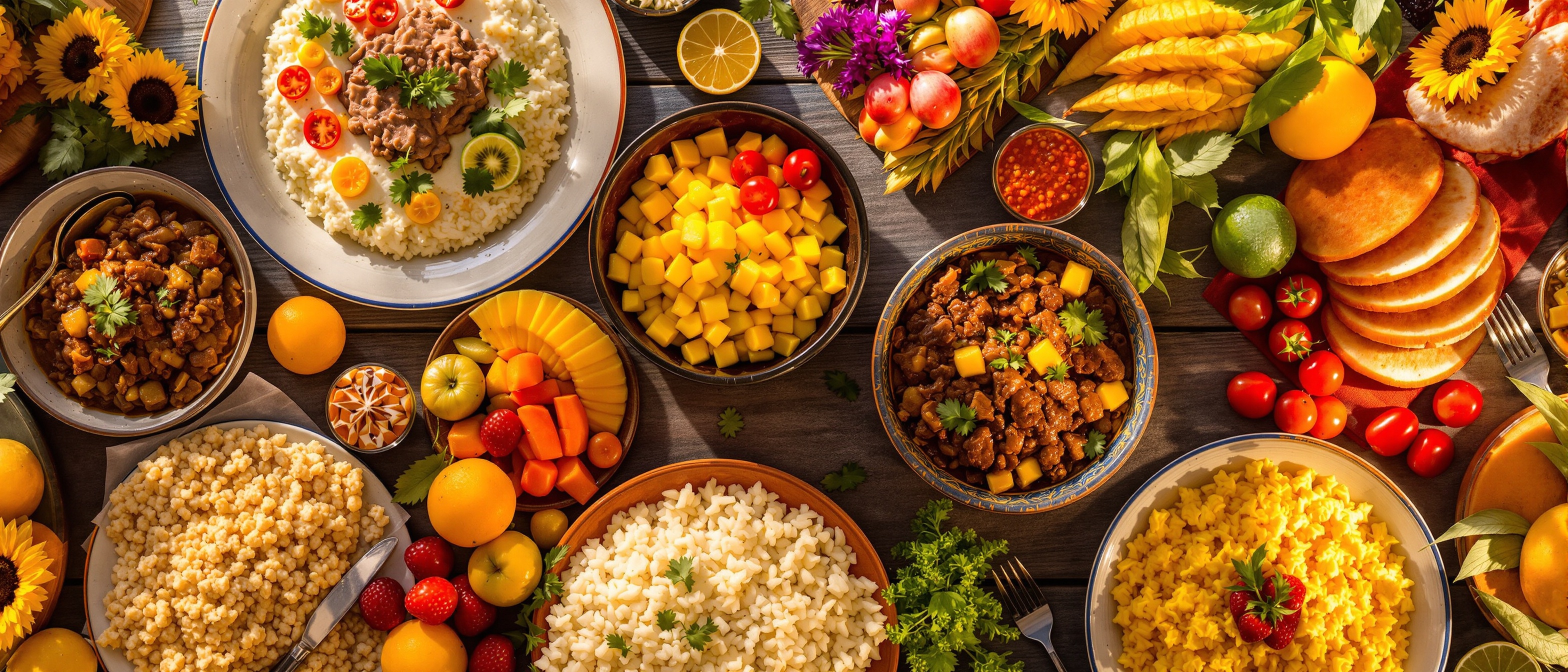 Menu especial brasileiro