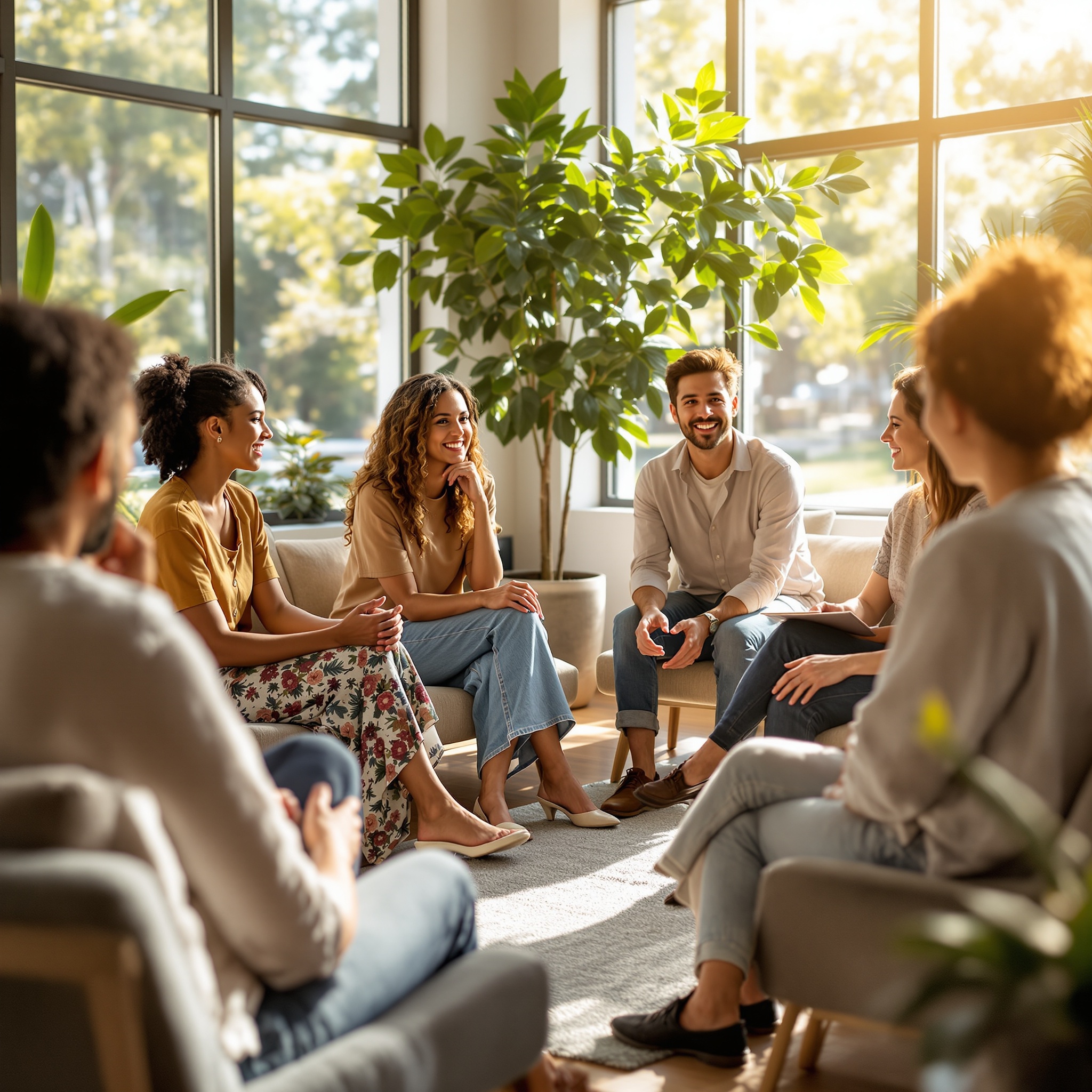 Group Therapy at Painting Pictures Recovery