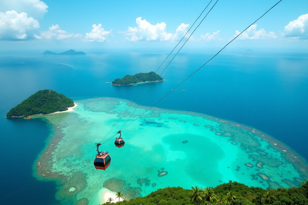 혼떤섬 케이블카