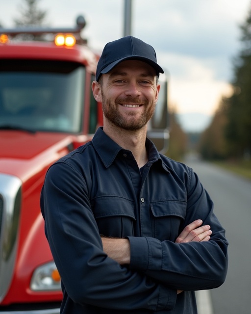 Professional junk car removal team in BC — uniformed driver ready for same-day pickup