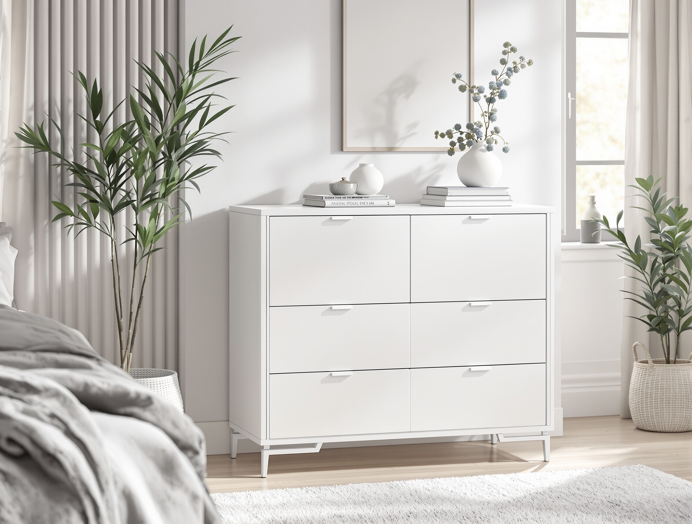 Modern 6-Drawer Dresser