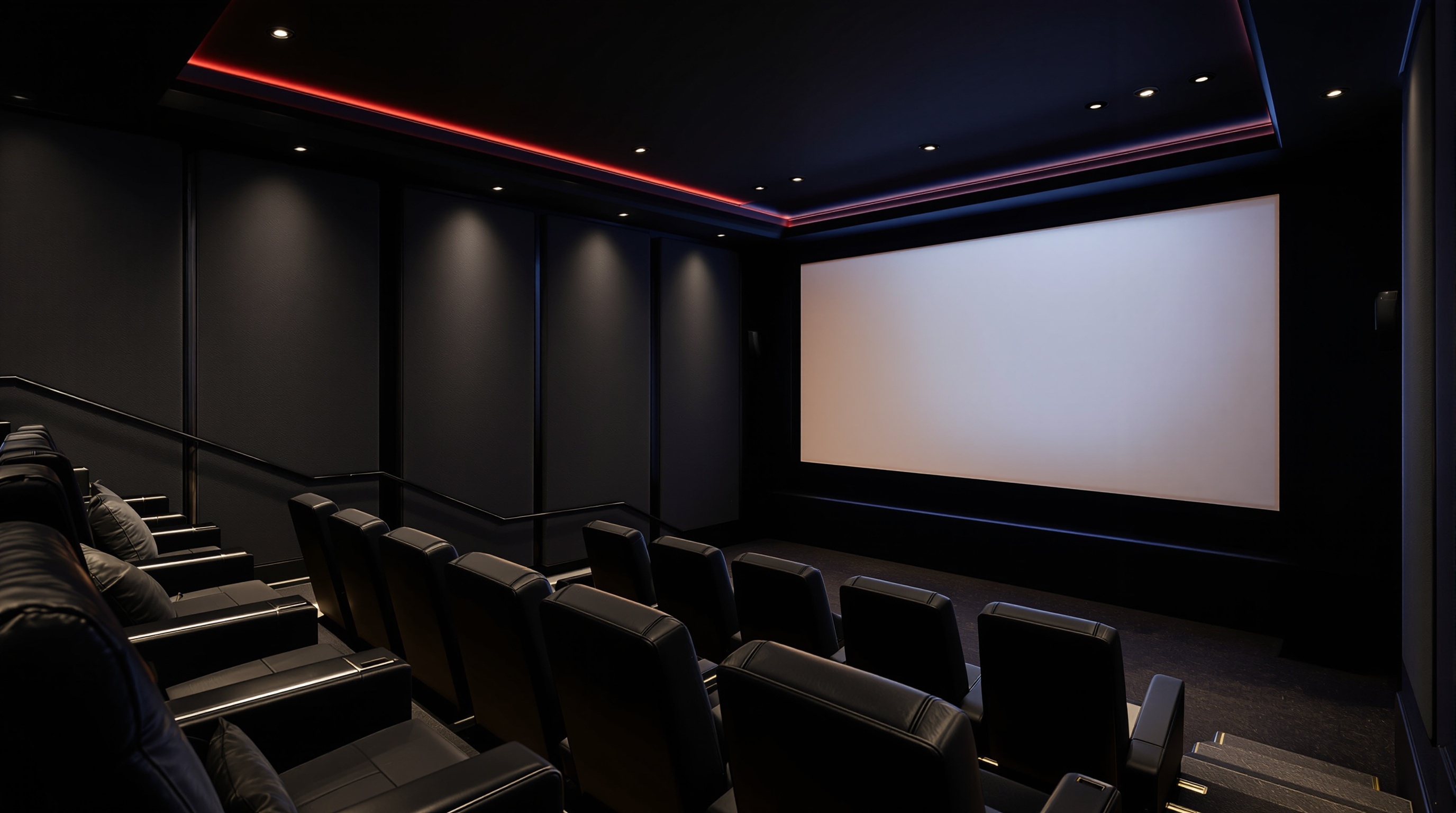 Luxury home cinema installation in a London property