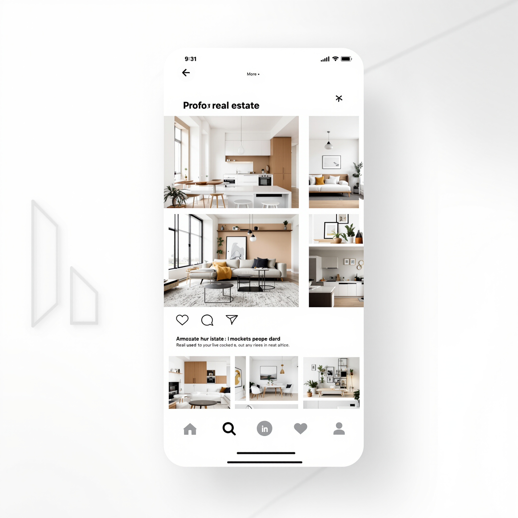 Hama Real Estate social media feed