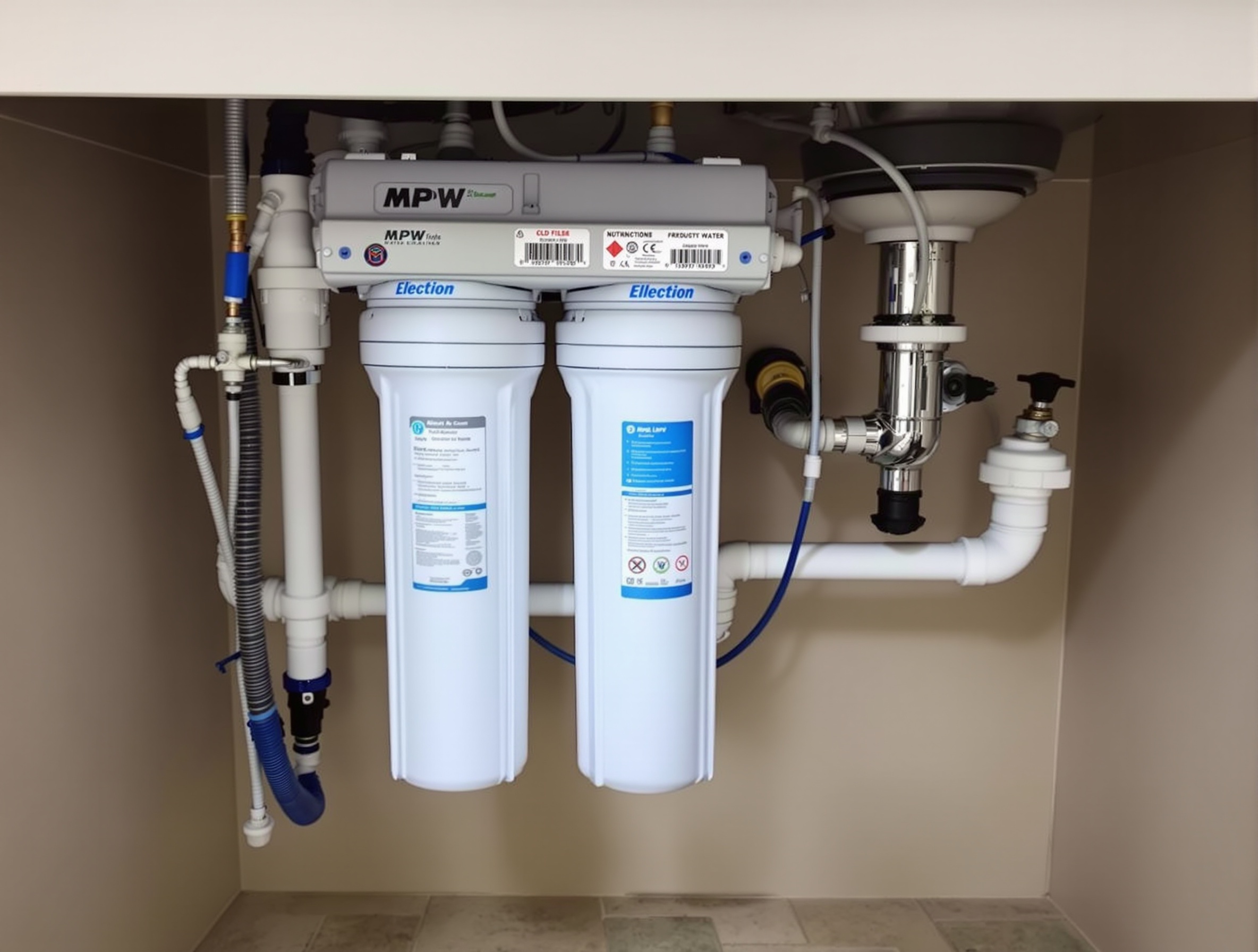 Water filter installation project