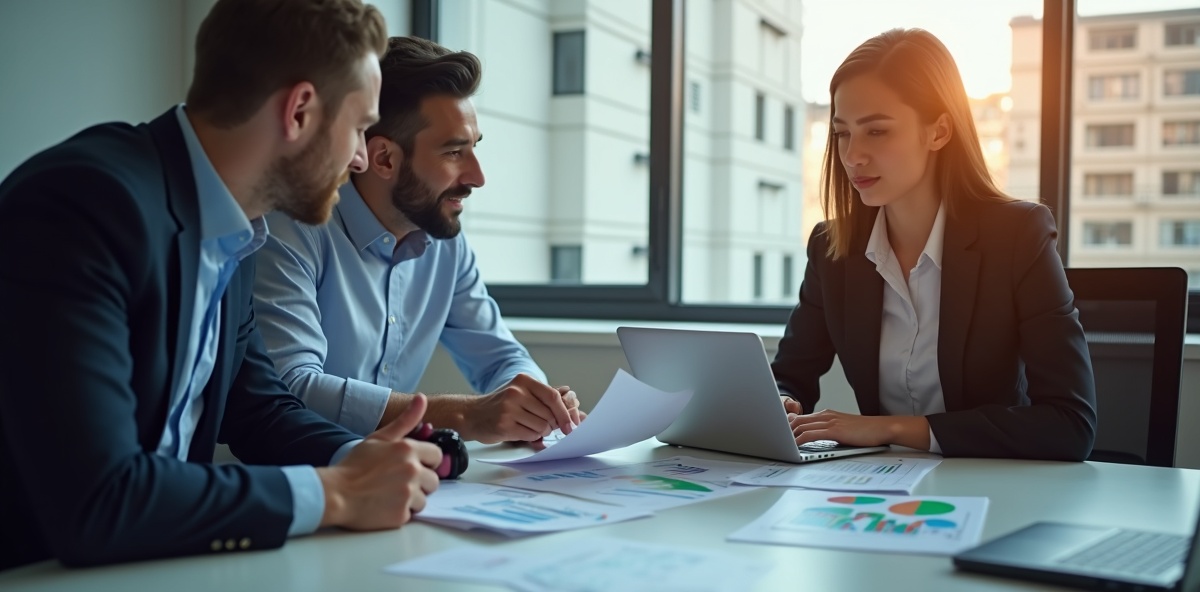 B2B e-commerce business meeting