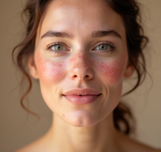 Rosacea redness facial skin condition dermatology Tampa