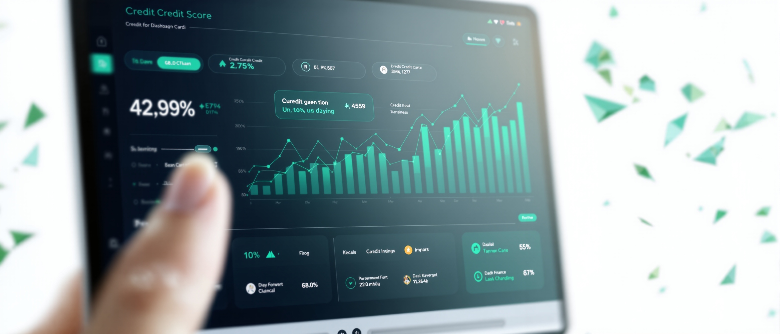 Credit Score Analytics Dashboard