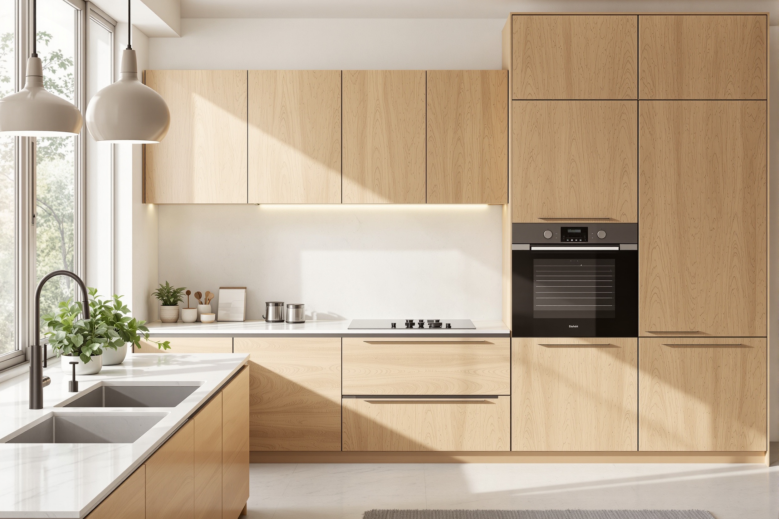 Küchenfolierung – Fronten und Arbeitsplatten professionell folieren